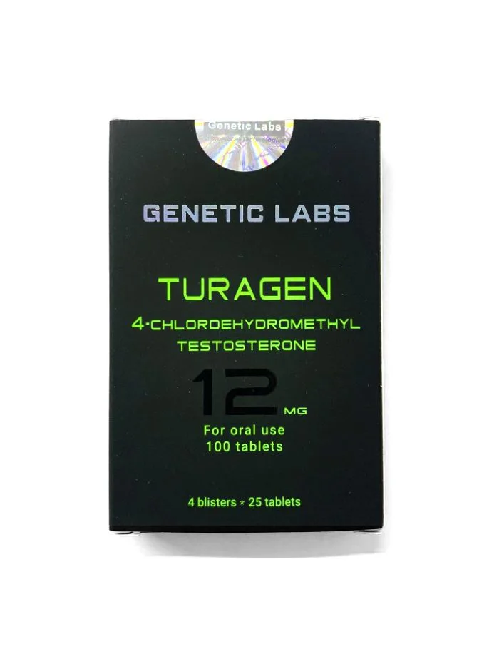 Turagen 100tab/12mg 4-Chlordehydromethyl Testosterone – Genetic Labs