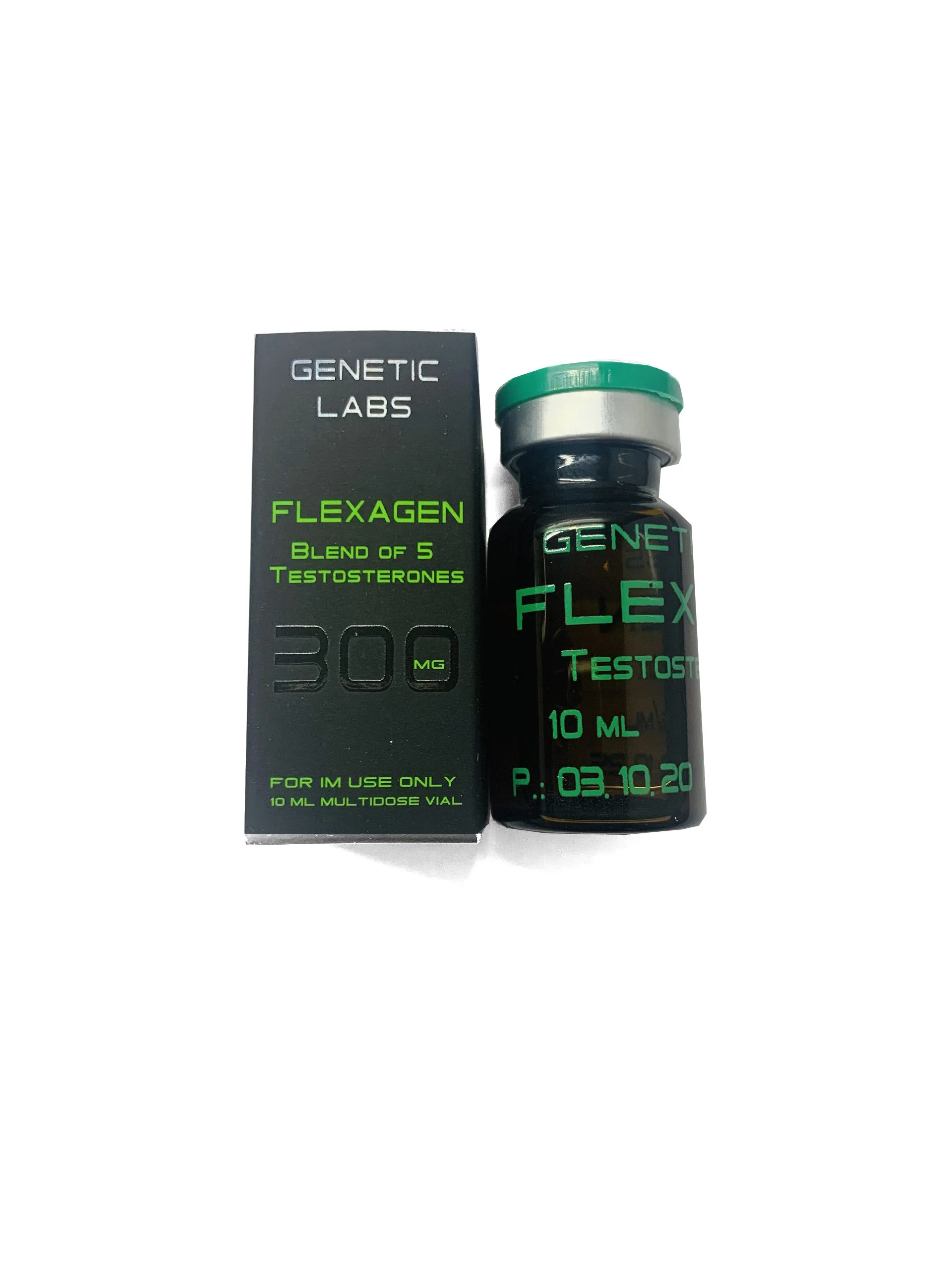 Flexagen 10ml/300mg Blend of 5 Testosterone – Genetic Labs