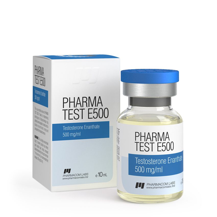 Pharma Test E 500 10ml/500mg Testosterone Enanthate - Pharmacom