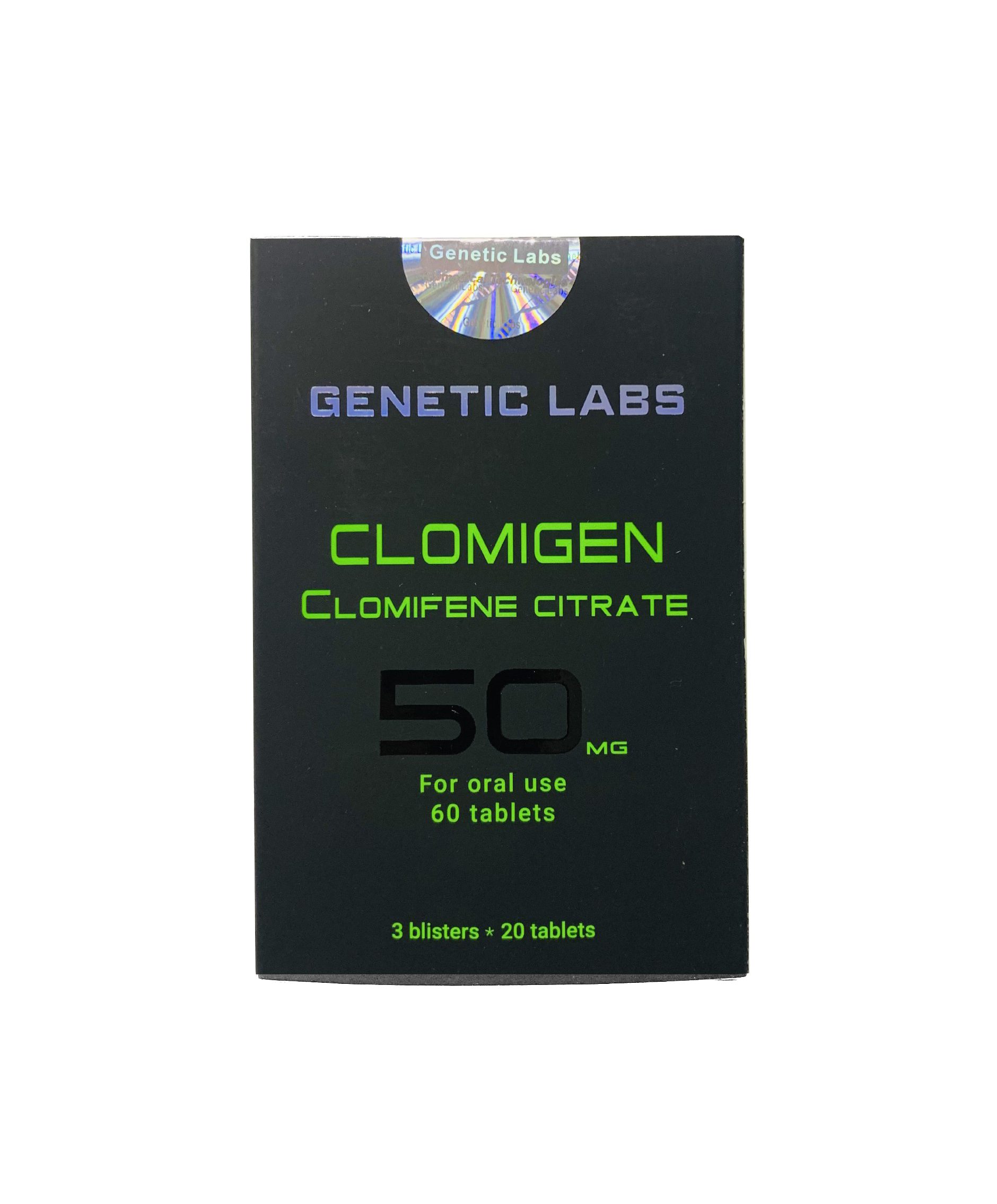 Clomigen 60tab/50mg Clomifene Citrate - Genetic Labs