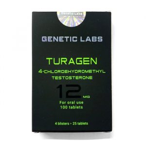 Turagen 100tab/12mg 4-Chlordehydromethyl Testosterone - Labgain